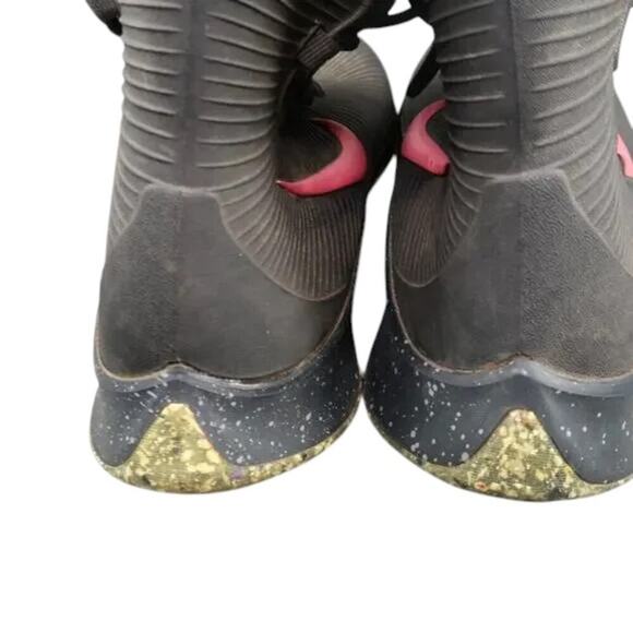 Nike Shoes Kids 6 Binzie Boot GS Puddle Protect Black Bright Crimson Speckled - Picture 12 of 13